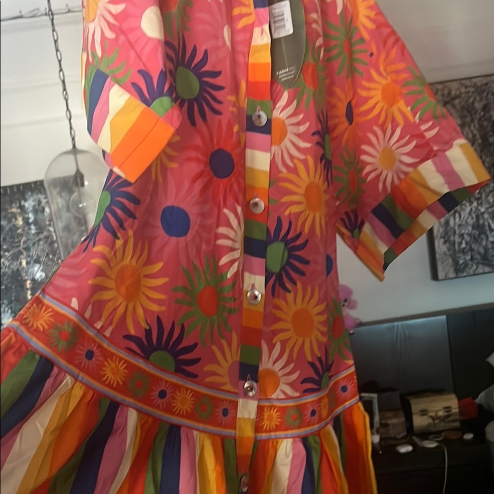 FARM Rio Multicolor Floral Dress - Picture 6 of 8